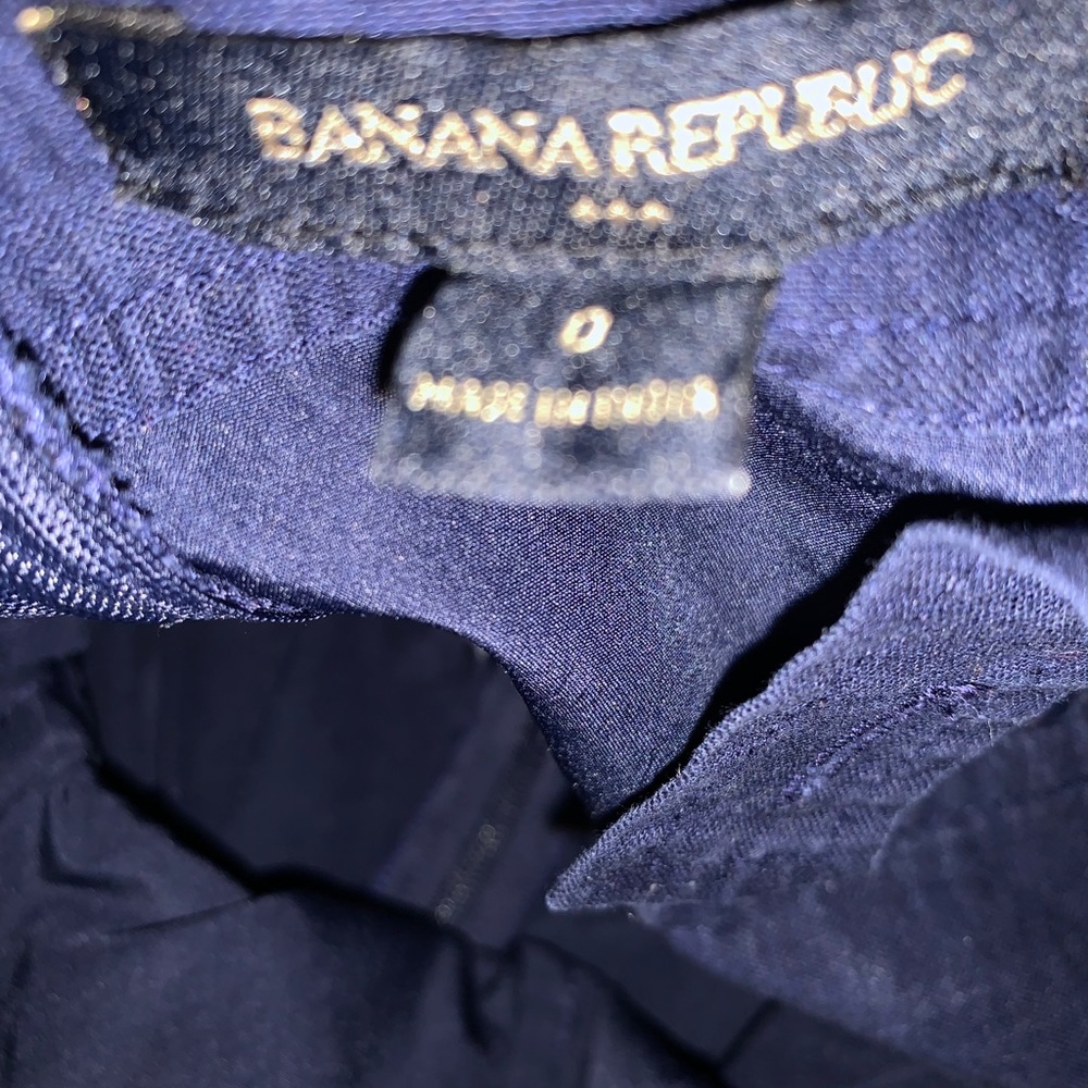 Banana Republic Blue Dress, Size 0 - Picture 3 of 3